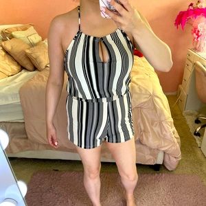 Black & White Romper